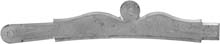Sideplate
for a
J. P. Beck, Lebanon longrifle,
wax cast steel